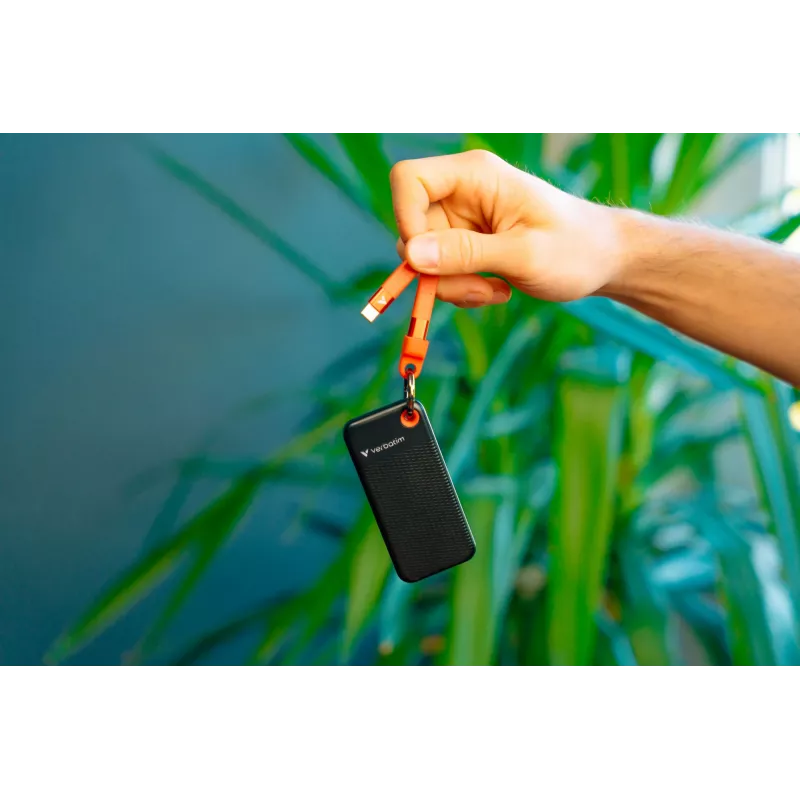 Verbatim Pocket SSD USB 3.2 Gen 2 2TB musta/oranssi, 2 TB, USB Type-C, 3.2 Gen 2 (3.1 Gen 2), 1000 MB/s, 10 Gbit/s, musta, oranssi