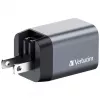 Verbatim GNC-35 GaN-laturi 35W 1 x USB-C PD 35W / 1 x USB-A QC 3.0 (EU/UK/US)