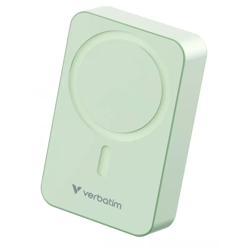 Verbatim Charge 'n' Go Essentials magneettinen langaton varavirtalähde 20000 mAh vihreä