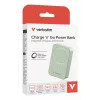 Verbatim Charge 'n' Go Essentials magneettinen langaton varavirtalähde 20000 mAh vihreä