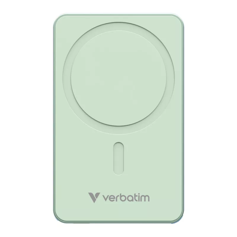 Verbatim Charge 'n' Go Essentials magneettinen langaton varavirtalähde 5000 mAh vihreä