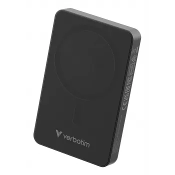 Verbatim Charge 'n' Go Essentials magneettinen langaton varavirtalähde 10000 mAh musta