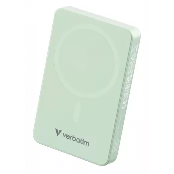 Verbatim Charge 'n' Go Essentials magneettinen langaton varavirtalähde 10000 mAh vihreä