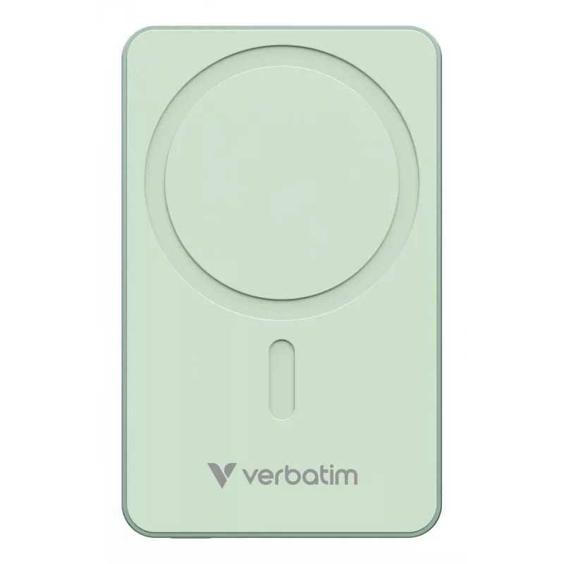 Verbatim Charge 'n' Go Essentials magneettinen langaton varavirtalähde 10000 mAh vihreä