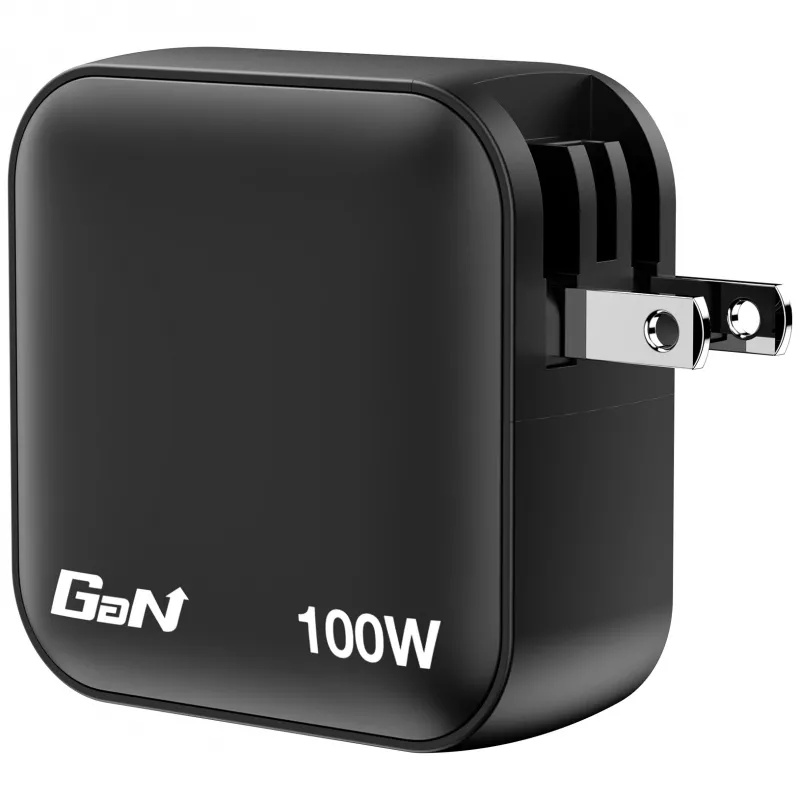 Verbatim Mini GaN -laturi 100W 4 porttia US-pistoke EU- ja UK-sovittimilla