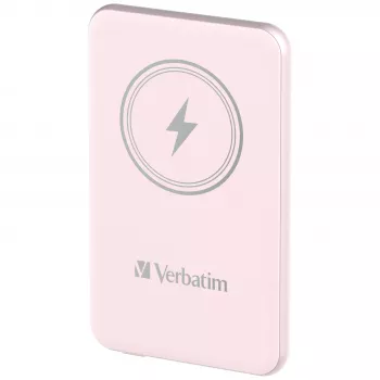 Verbatim Charge 'n' Go magneettinen langaton varavirtalähde 5000mAh pinkki