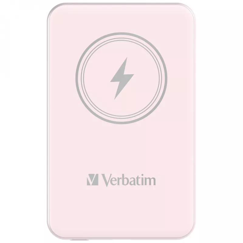 Verbatim Charge 'n' Go magneettinen langaton varavirtalähde 5000mAh pinkki