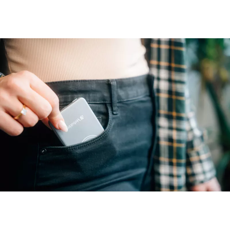 Verbatim Charge 'n' Go magneettinen langaton varavirtalähde 5000mAh harmaa