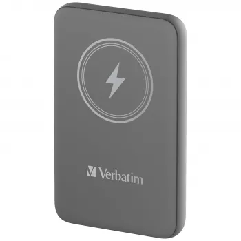 Verbatim Charge 'n' Go magneettinen langaton varavirtalähde 10000mAh harmaa