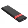 Verbatim M.2 NVMe SSD -kotelosarja, SSD-kotelo, M.2, PCI Express, 10 Gbit/s, USB-liitettävyys, musta, punainen
