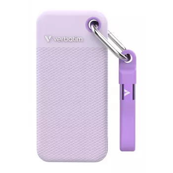 Verbatim Pocket SSD USB 3.2 Gen 2 1TB violetti sis. kaksi kumisuojusta