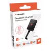 Verbatim SnapBack Ultra ohut SSD 512GB USB Type-C USB 3.2 Gen 2x2 musta