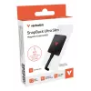 Verbatim SnapBack Ultra ohut SSD 1TB USB Type-C USB 3.2 Gen 2x2 musta