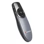 Verbatim Focus langaton esityskaukosäädin punaisella laserosoittimella, RF, USB, 30 m, musta, hopea