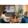 Verbatim Focus langaton esityskaukosäädin punaisella laserosoittimella, RF, USB, 30 m, musta, hopea