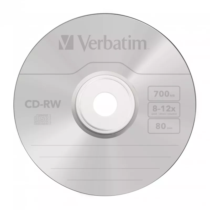 Verbatim CD-RW 12x 700 MB 10 kpl
