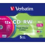 Verbatim CD-RW Colour 12x 700 MB 5 kpl