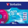 Verbatim CD-R AZO Colours 700 MB 48x 10 kpl