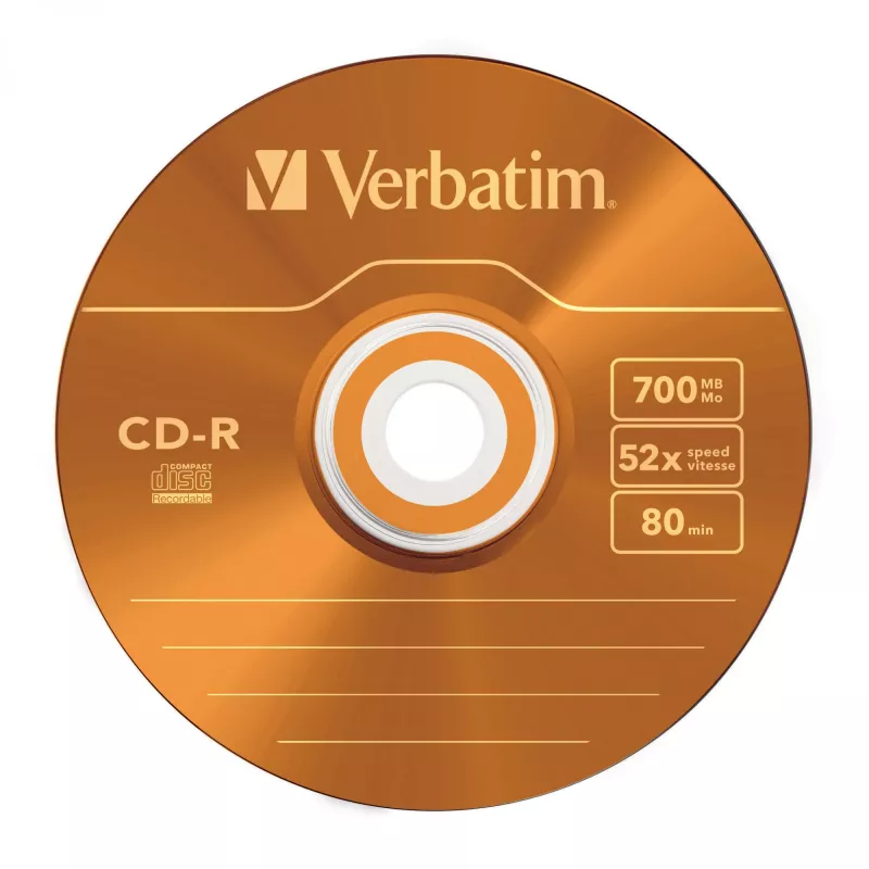 Verbatim CD-R AZO Colours 700 MB 48x 10 kpl