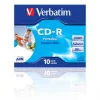 Verbatim CD-R AZO Wide Inkjet Printable 700 MB 52x 10 kpl