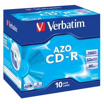 Verbatim CD-R AZO Crystal 700 MB 52x 10 kpl
