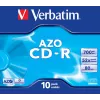 Verbatim CD-R AZO Crystal 700 MB 52x 10 kpl