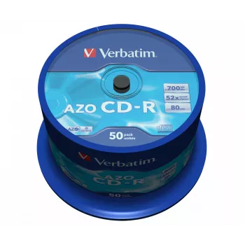 Verbatim CD-R AZO Crystal 700 MB 52x 50 kpl