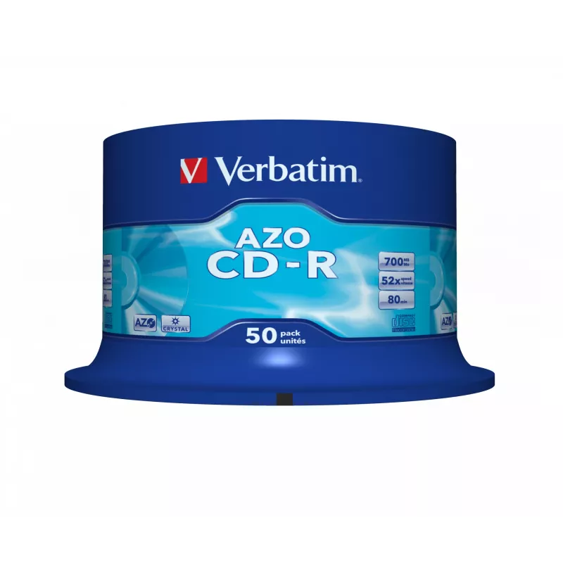 Verbatim CD-R AZO Crystal 700 MB 52x 50 kpl