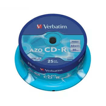 Verbatim CD-R AZO Crystal 700 MB 52x 25 kpl