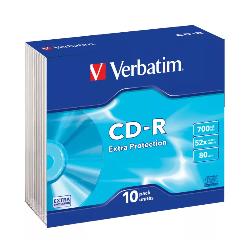 Verbatim CD-R Extra Protection 700 MB 52x 10 kpl