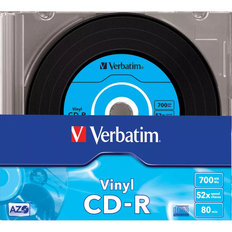Verbatim CD-R AZO Data Vinyl 700 MB 52x 10 kpl