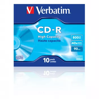 Verbatim CD-R High Capacity 800 MB 40x 10 kpl