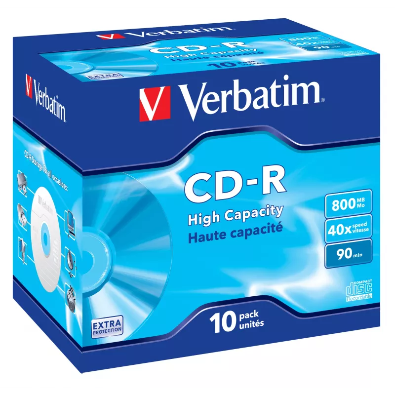 Verbatim CD-R High Capacity 800 MB 40x 10 kpl