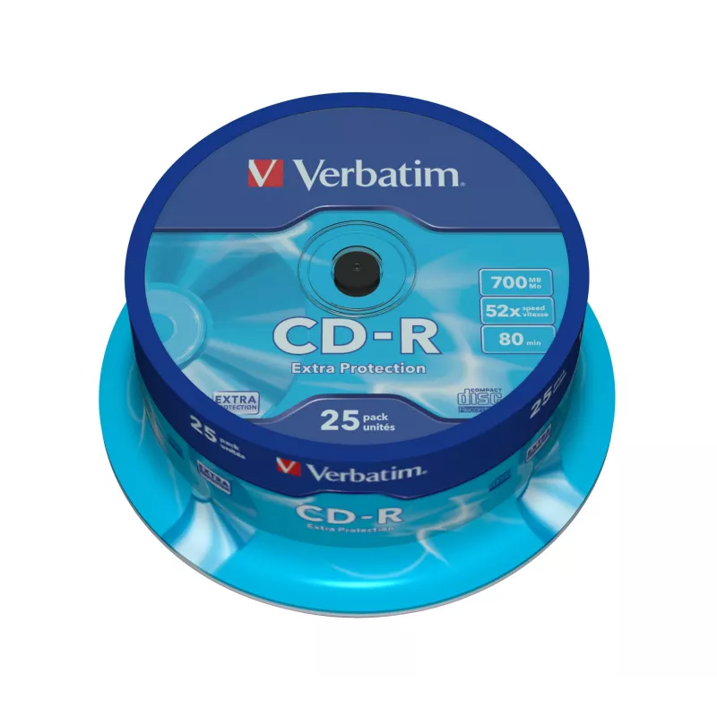 Verbatim CD-R Extra Protection 700 MB 52x 25 kpl