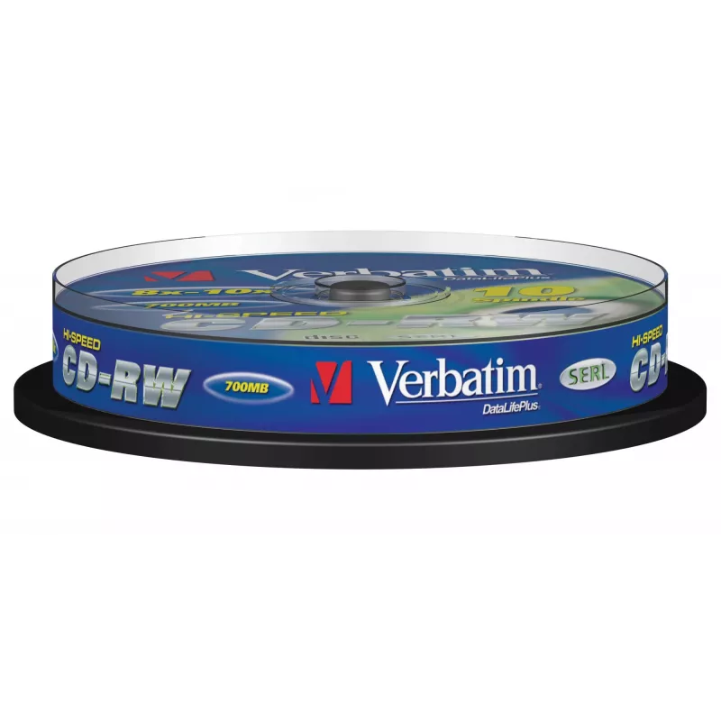 Verbatim CD-RW 12x 700 MB 10 kpl