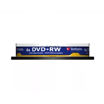 Verbatim DVD+RW Matt Silver 4,7 GB 10 kpl