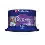 Verbatim DVD+R Wide Inkjet Printable No ID Brand, DVD+R, 120 mm, tulostettava, spindeli, 50 kpl, 4,7 GB