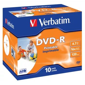 Verbatim 43521 tulostamaton DVD 4,7 GB DVD-R 10 kpl