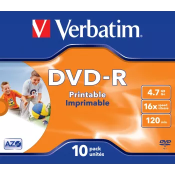 Verbatim 43521 tulostamaton DVD 4,7 GB DVD-R 10 kpl
