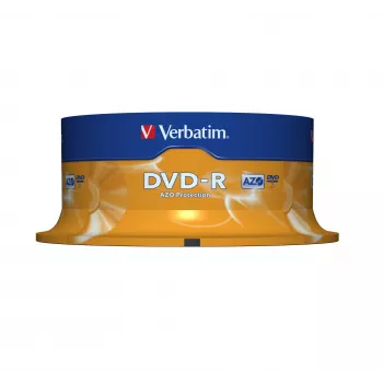 Verbatim DVD-R 4,7 GB 16x, Spindle, 25 kpl (43522)