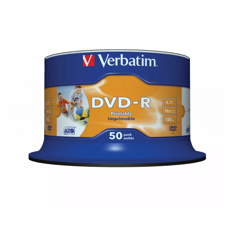 Verbatim 43533 tyhjä DVD 4,7 GB DVD-R 50 kpl