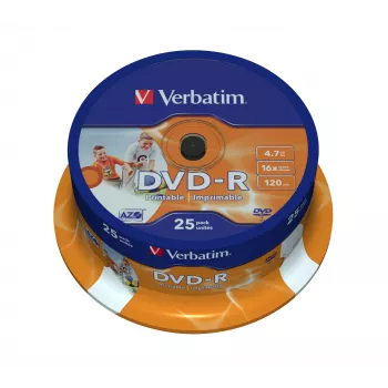 Verbatim 43538 DVD-aihio 4,7 GB DVD-R 25 kpl