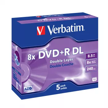 DVD+R DL Verbatim VB-DPD55JC 8,5 GB 5 kpl