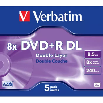 DVD+R DL Verbatim VB-DPD55JC 8,5 GB 5 kpl