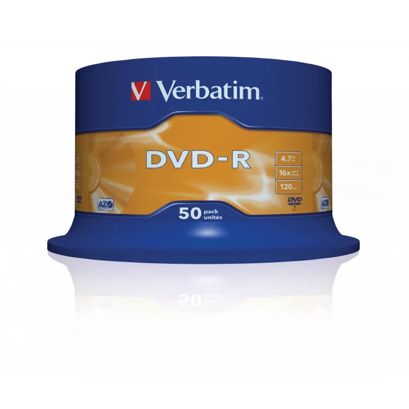 Verbatim DVD-R Matt Silver 4,7 GB 50 kpl