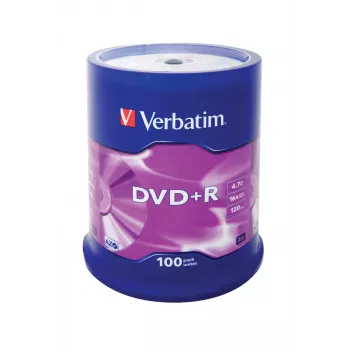 Verbatim DVD+R Matt Silver 4,7 GB 100 kpl