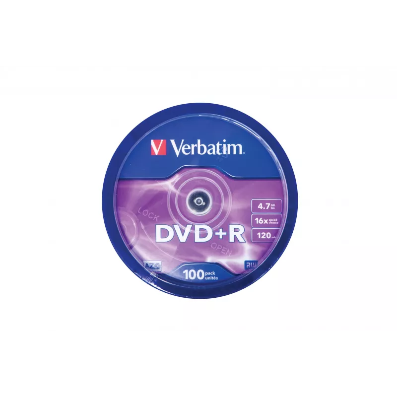 Verbatim DVD+R Matt Silver 4,7 GB 100 kpl