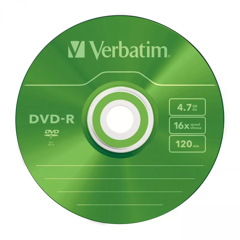 Verbatim DVD-R Colour 4,7 GB 5 kpl