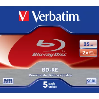 Verbatim 43615 aihio Blu-Ray Disc BD-RE 25 GB 5 kpl