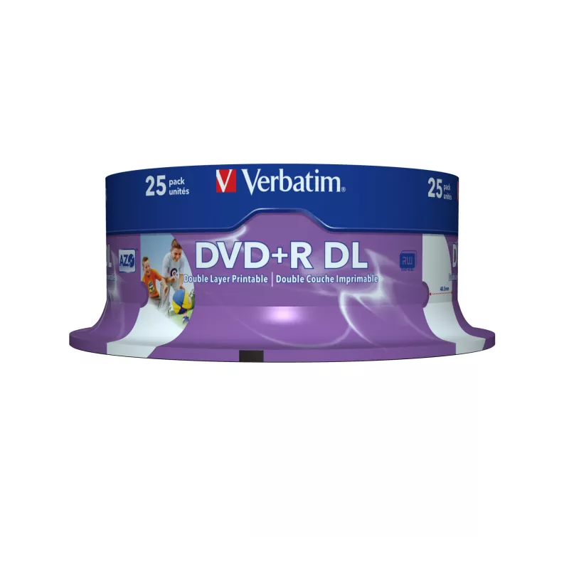 Verbatim 43667 tyhjä DVD 8,5 GB DVD+R DL 25 kpl